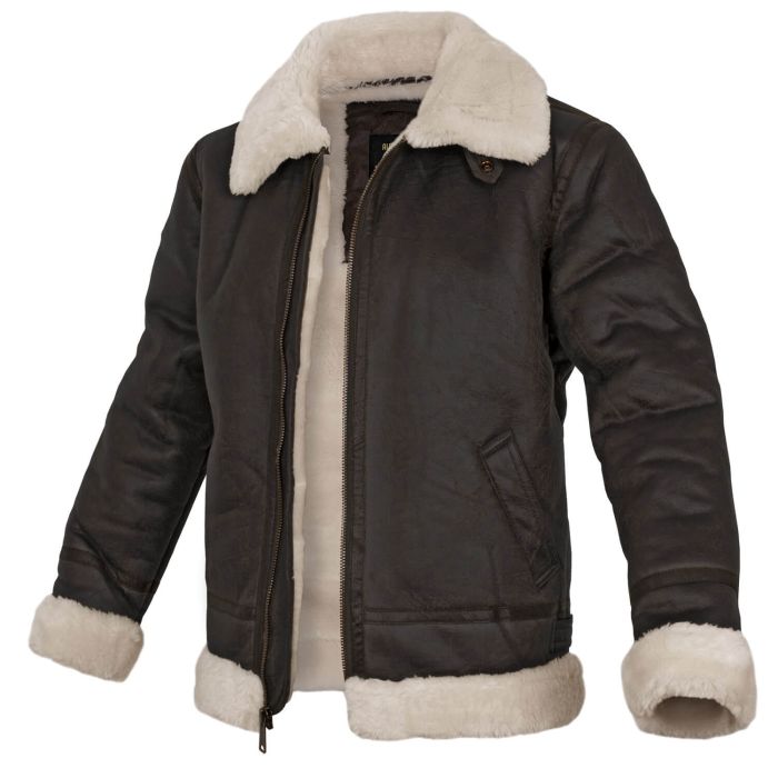 NEU Alpha deals Industries B3 Lederjacke Lammfelljacke Winterjacke